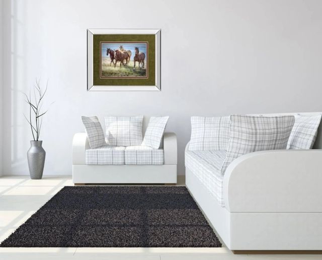 Classy Art Morning Stroll by Wendy Caro Mirror Framed Wall Art-2