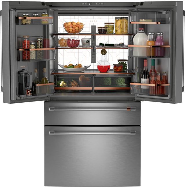 Café™ 36 in. 23.2 Cu. Ft. Stainless Steel Counter Depth French Door Refrigerator-5