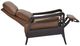 Best® Home Furnishings Customizable Ryberson Leather Power High Leg Recliner with Dark Walnut Legs-5
