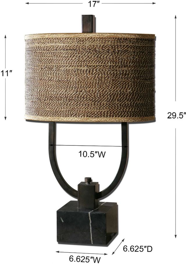 Uttermost® Stabina Bronze Table Lamp-2
