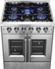 FORNO® Galiano 30" Stainless Steel Pro Style Gas Range-4