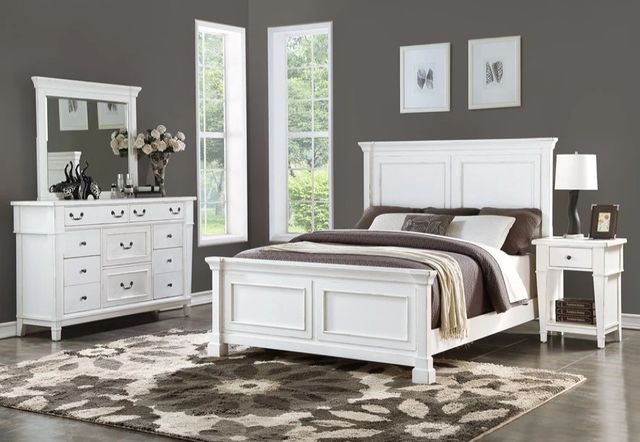 Emerald Home Stoney Creek Antique White Dresser-1