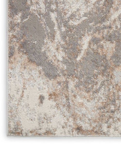 Nourison Home™ Elation Ivory Gray 5'x7' Style 3 Area Rug-3