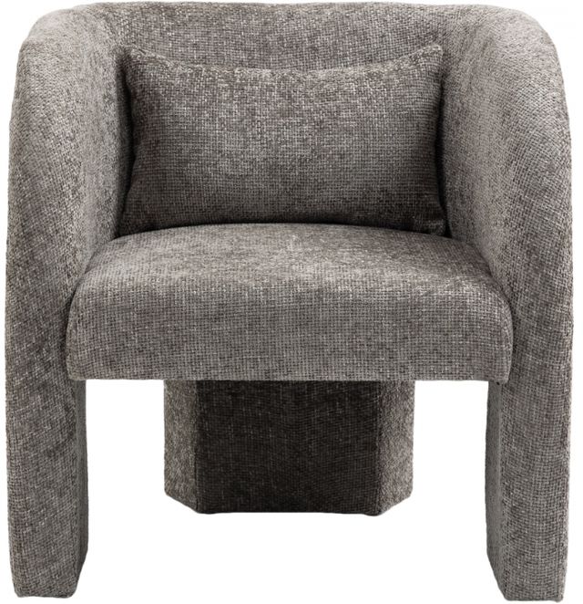 Meridian Furniture Sawyer Gray Chenille Accent Chair-1