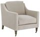 Fairfield® Customizable Dolce Lounge Chair with Casters on Front Legs-0