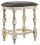 Furniture of America® Plymouth 2-Piece Dark Gray/Ivory Counter Stool Set-0