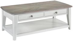 Urban Styles Furniture Newark Almond/Smoke Gray Coffee Table