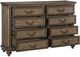 Homelegance® Rachelle Weathered Pecan Dresser-3