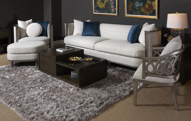 Magnussen Home® Rensick Cream Ottoman-1