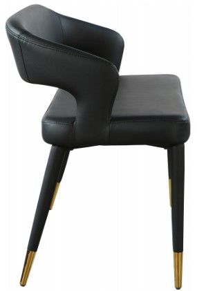 Meridian Furniture Destiny Black Vegan Leather Bench-3
