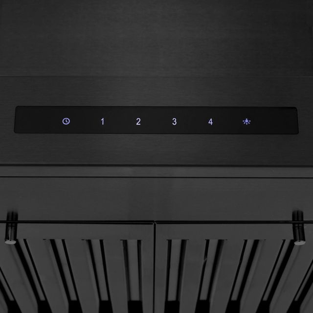 ZLINE 36" Black Stainless Steel Wall Mounted Range Hood-2