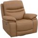 American Wholesale Furniture Oslo Antelope Swivel Manual Glider Recliner-0