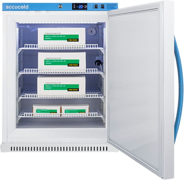 Accucold® Pharma-Vac Performance Series 24" 4.0 Cu. Ft. White Undercounter Freezer-2