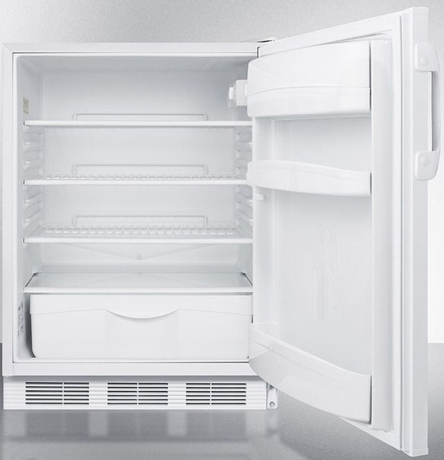 Accucold® by Summit® 24" 5.5 Cu. Ft. White Compact Refrigerator-2