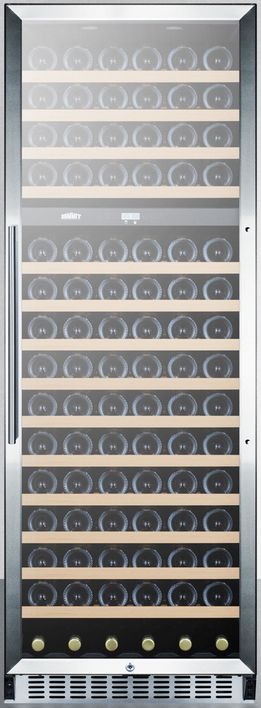 Summit® 124" 5.9 Cu. Ft. Stainless Steel Wine Cooler-2