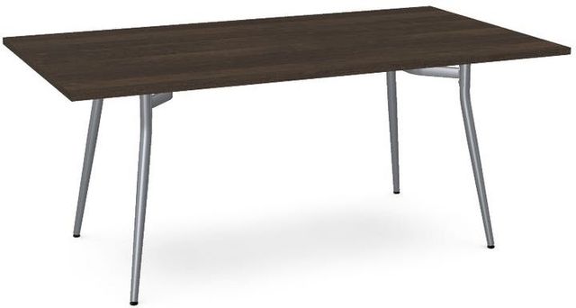 Amisco Customizable Alys 31" Rectangular Table with 72" Birch Veneer Top-0