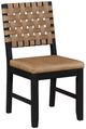 Steve Silver Co. Reid 5-Piece Black/Saddle Brown Dining Table Set-4