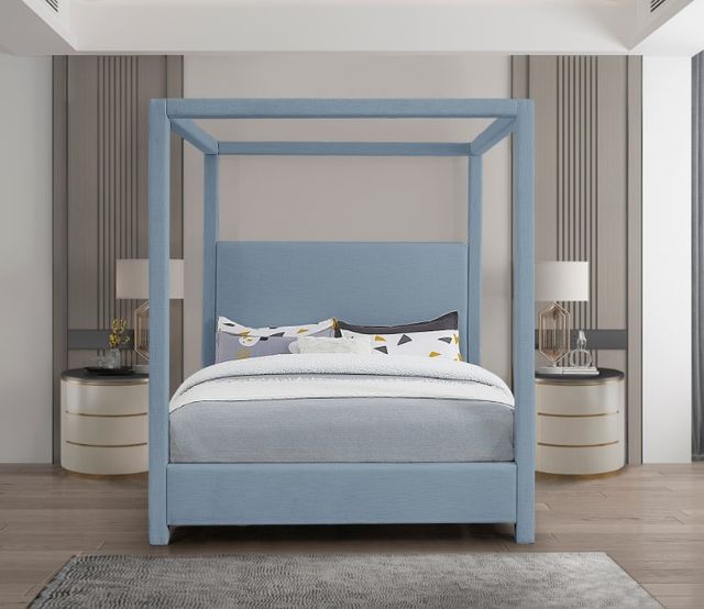Meridian Furniture Emerson Light Blue King Bed-3
