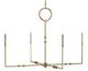 Currey & Company Rogue Antique Brass Chandelier-0