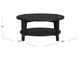 Bassett Mirror Whitefield Black Cocktail Table-4