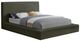 Meridian Furniture Dorian Green King Upholstered Panel Bed-0