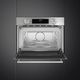 Smeg 24" Fingerproof Stainless Steel Oven/Micro Combo Electric Wall Oven-2