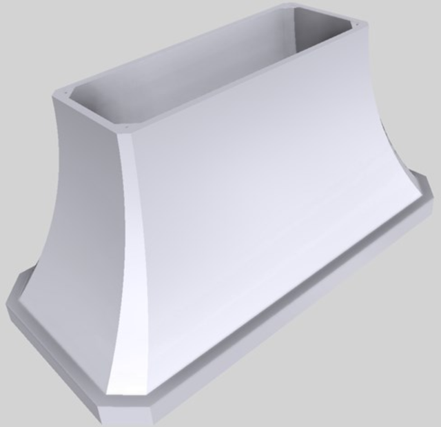 Vent-A-Hood® Designer Series 60" White Island Range Hood-2