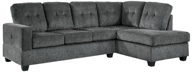 Signature Design by Ashley® Kitler 2-Piece Smoke Right-Arm Facing Sofa Sectional and Chaise-0