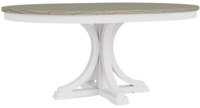 Riverside Furniture Cora Fog Round Dining Table with Cloud Base-0