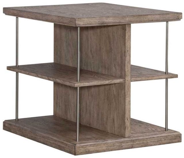 Liberty Furniture City Scape Burnished Beige End Table-0