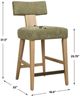 Uttermost® Elysian Moss/Natural Counter Stool-2