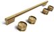 KitchenAid® Brass Slide-In Convection Range Handle and Knob Kit-0