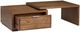 Magnussen Home® Newton Cinnamon Brown Rectangular Cocktail Table with Casters-4