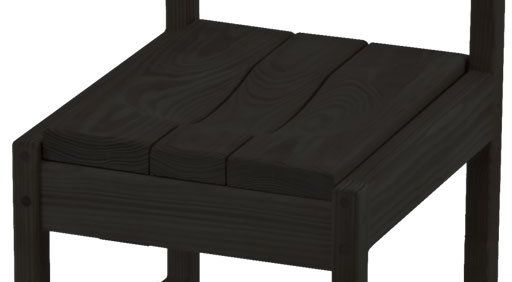Crate Designs™ Furniture Espresso Narrow Dining Side Chair-1