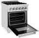 ZLINE 24" Stainless Steel Pro Style Dual Fuel Range-3