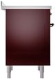Ilve® Nostalgie II Series 36" Burgundy Pro Style Induction Range-3