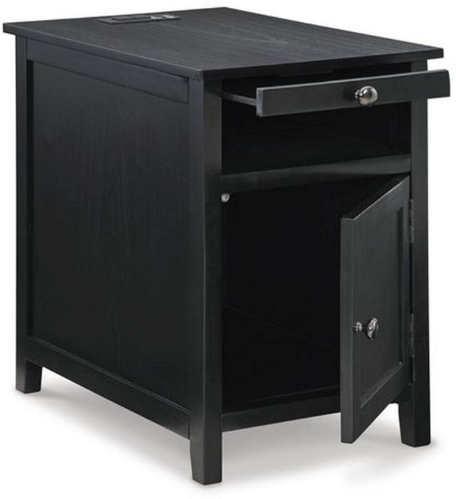 Signature Design by Ashley® Treytown Black End Table-1