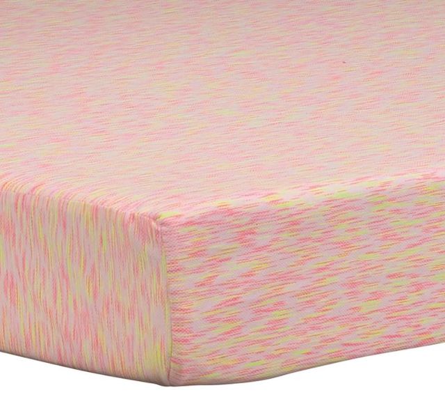 Sierra Sleep® by Ashley® iKidz Pink Memory Foam Firm Tight Top Twin Mattress and Pillow-1