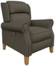 Best® Home Furnishings Customizable Joanna Power High Leg Recliner with Honey Birch Legs-0