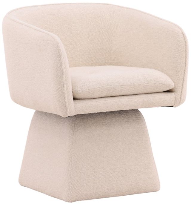 Dovetail Furniture Jonie Lola Cream Swivel Chair-0