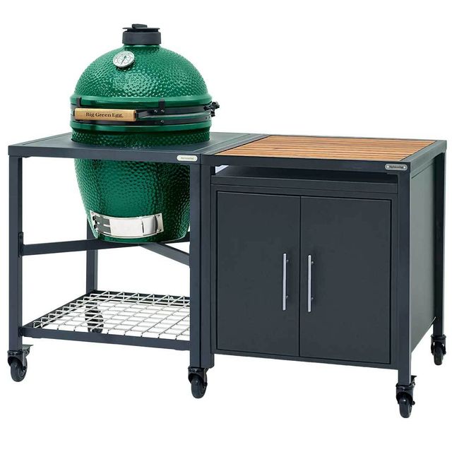 Big Green Egg® Black Aluminum Outdoor Modular Cabinet Component -1