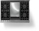 Viking® 5 Series 36" Pure White and Stainless Steel Freestanding Dual Fuel Range-1