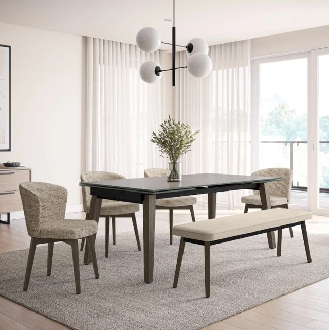 Amisco Customizable Amos 72" Rectangular Dining Table-1