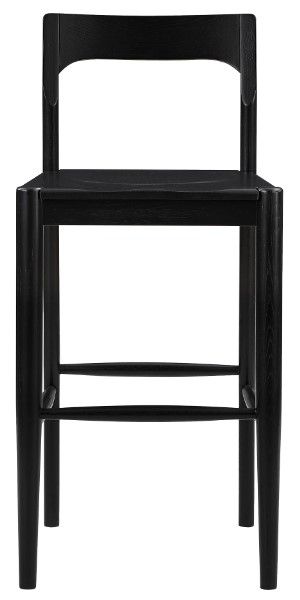 Moe's Home Collection Owing Black Barstool-1