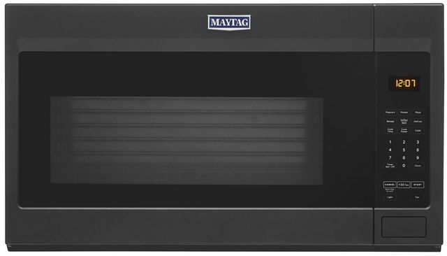 Maytag® 1.9 Cu. Ft. Cast Iron Black Over The Range Microwave-0