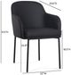 TOV Furniture Sydney 2-Piece Black Armchair-2