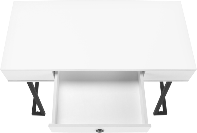 Monarch Specialties Inc. Black/White Computer Desk-3