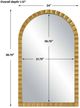 Uttermost® Dandridge Gold Arch Mirror-2