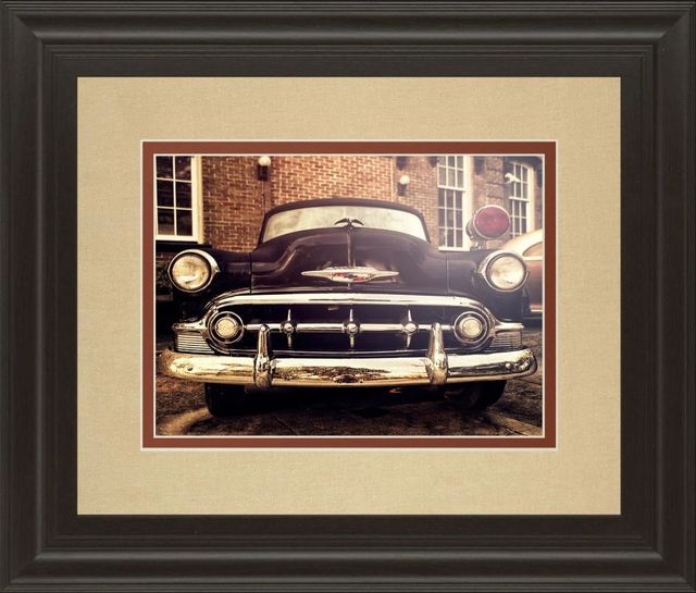 Classy Art Classic Ride Il by Robert Jones Black Framed Wall Art-0