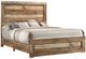 American Wholesale Furniture Salt Creek Sand Queen Panel Bed-0